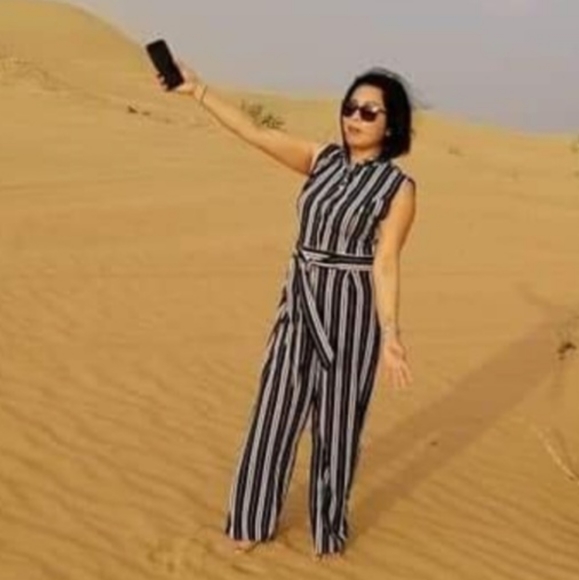 I miss you Pants - Women's Fashionable chest openly Jumpsuits size XL Black & White